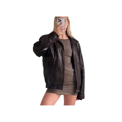 Women's Cowhide Soft Leather Jacket