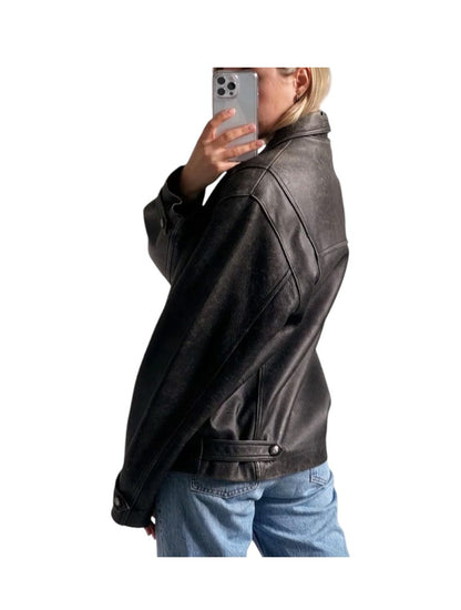 Genuine Handmade Oversized Soft Leather Jacket