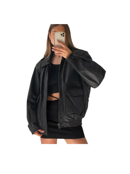 Women's Oversized Retro Vintage Jacket