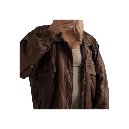 Women's Handmade Oversized Bomber Jacket