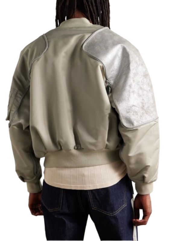 Trimmed Shell Bomber Jacket