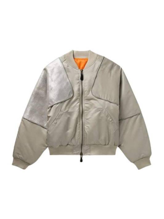 Trimmed Shell Bomber Jacket