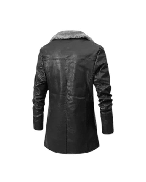 Men's Adventurer Long Thic Leather Coat