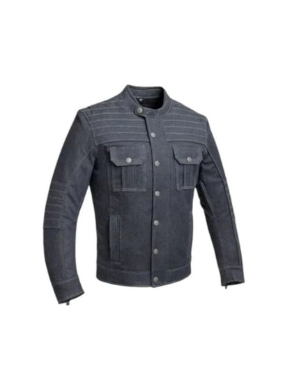 Men's Denim Motorcycle Jacket