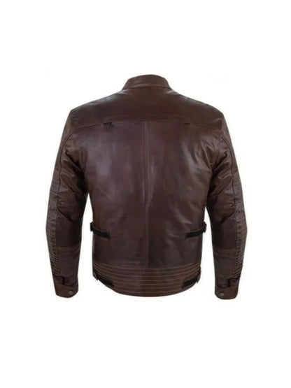 Men's Brown Motorcycle Jacket